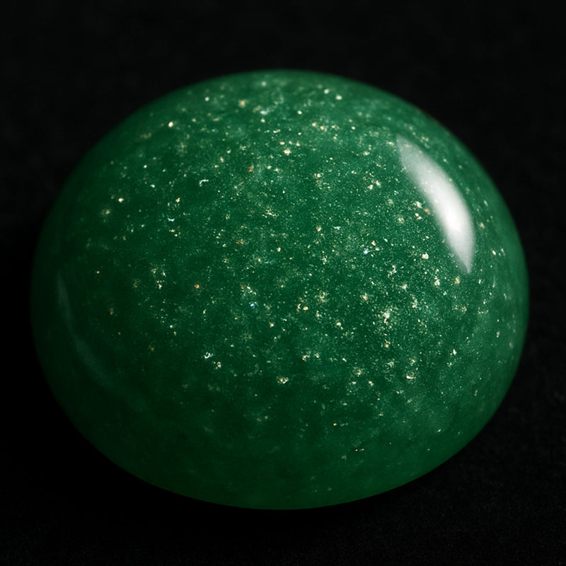 Main De Figa En Aventurine Verte – Pierre Dure – Longueur 7 Cm – Bon état