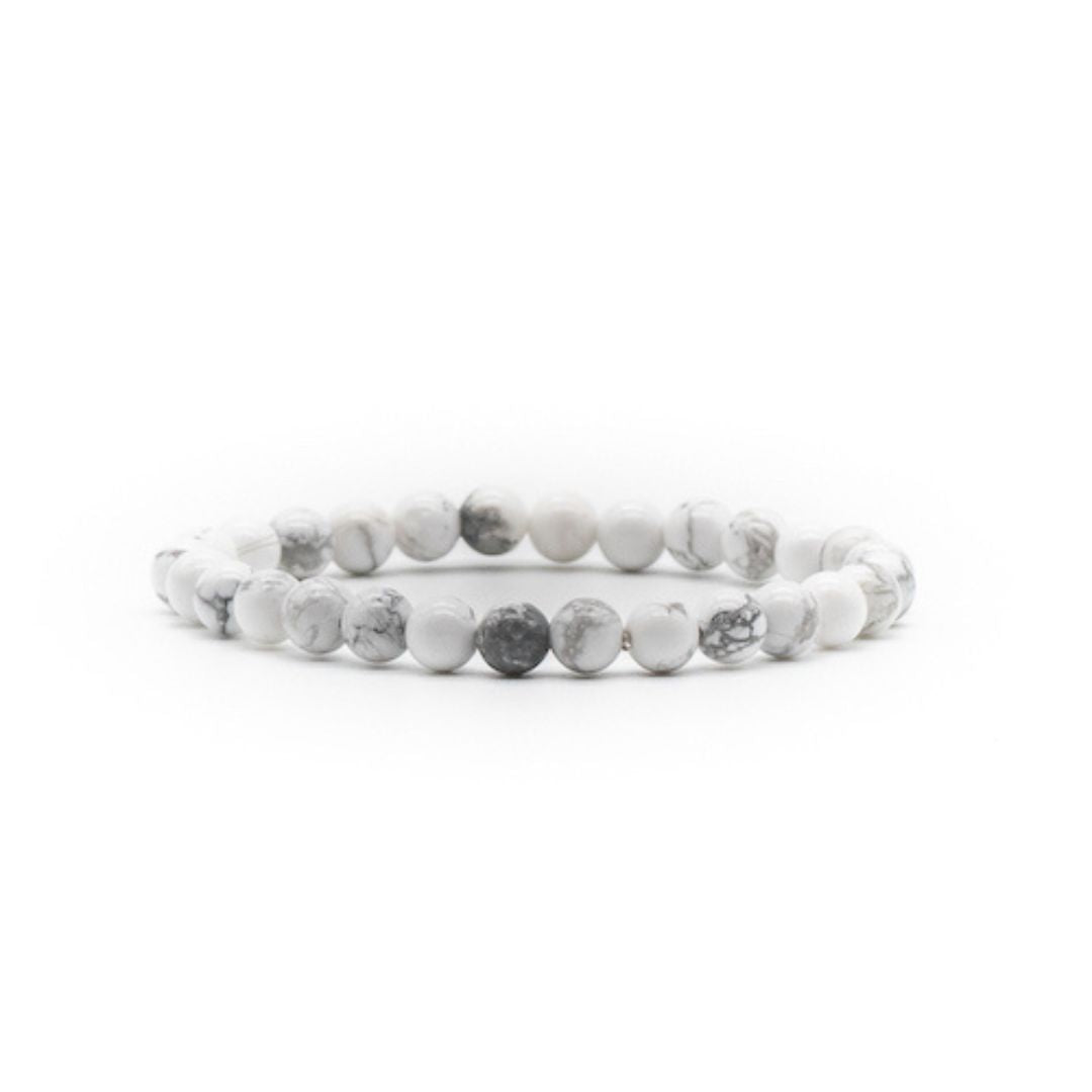 Bracelet en perles d'Howlite