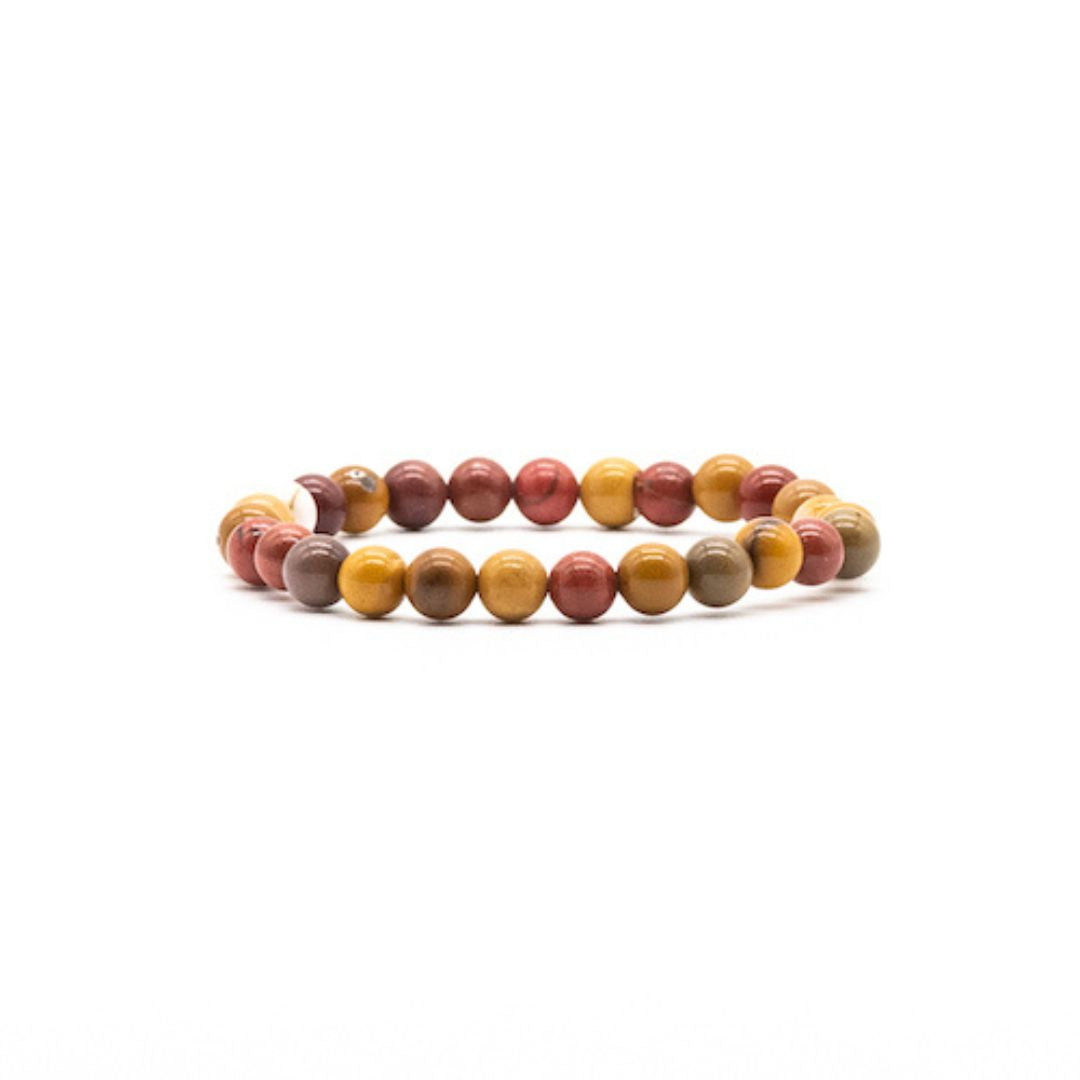 Bracelet en perles de Mokaïte