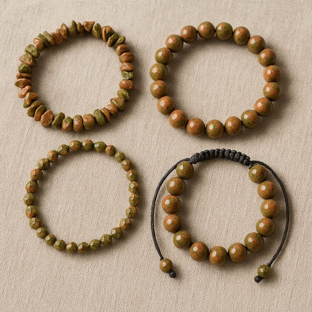 Bracelets en Unakite Image