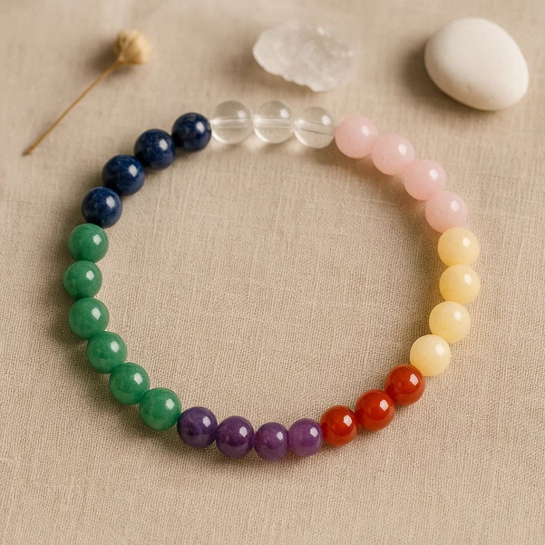 Bracelet en perles 7 Chakras