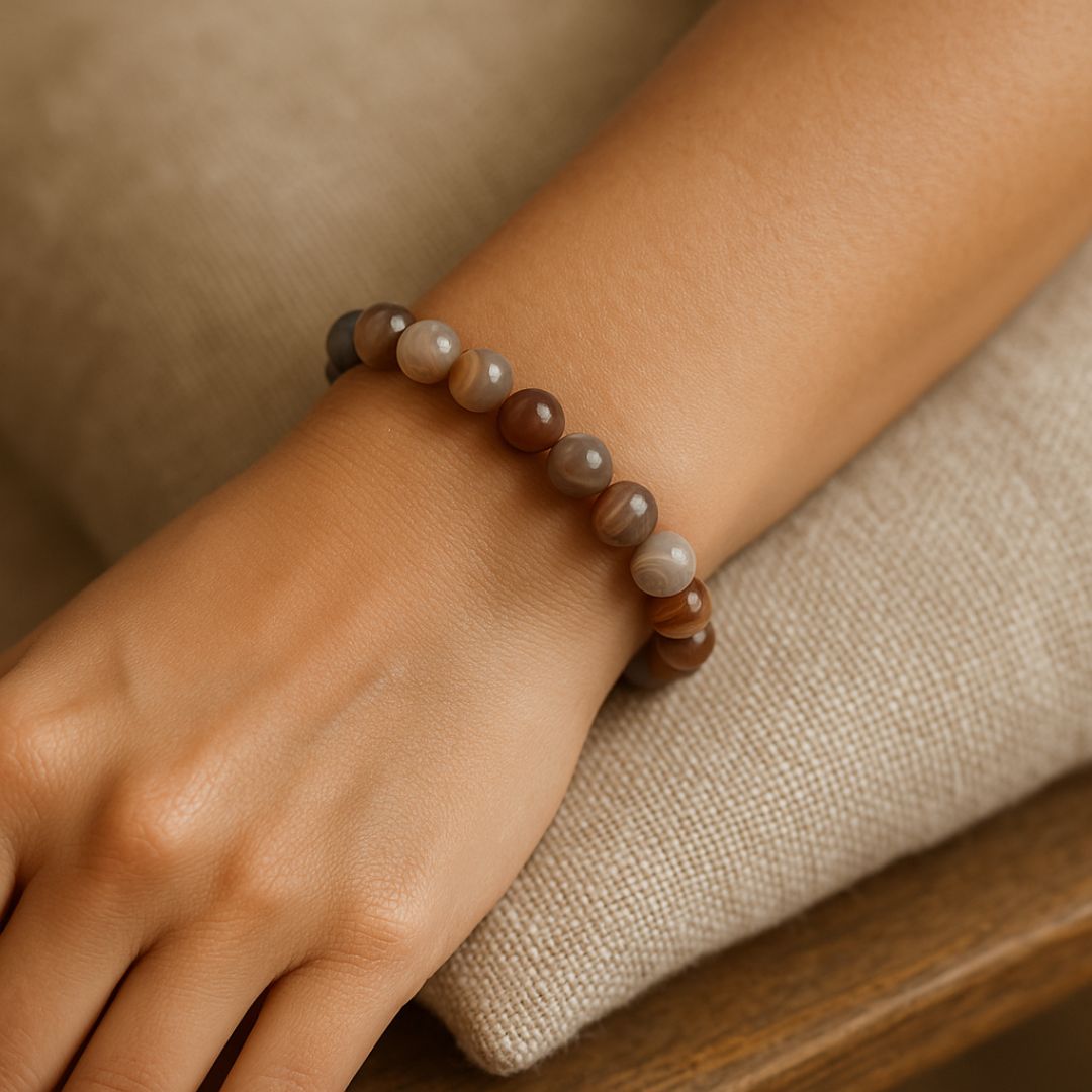 Bracelet en perles d'Agate