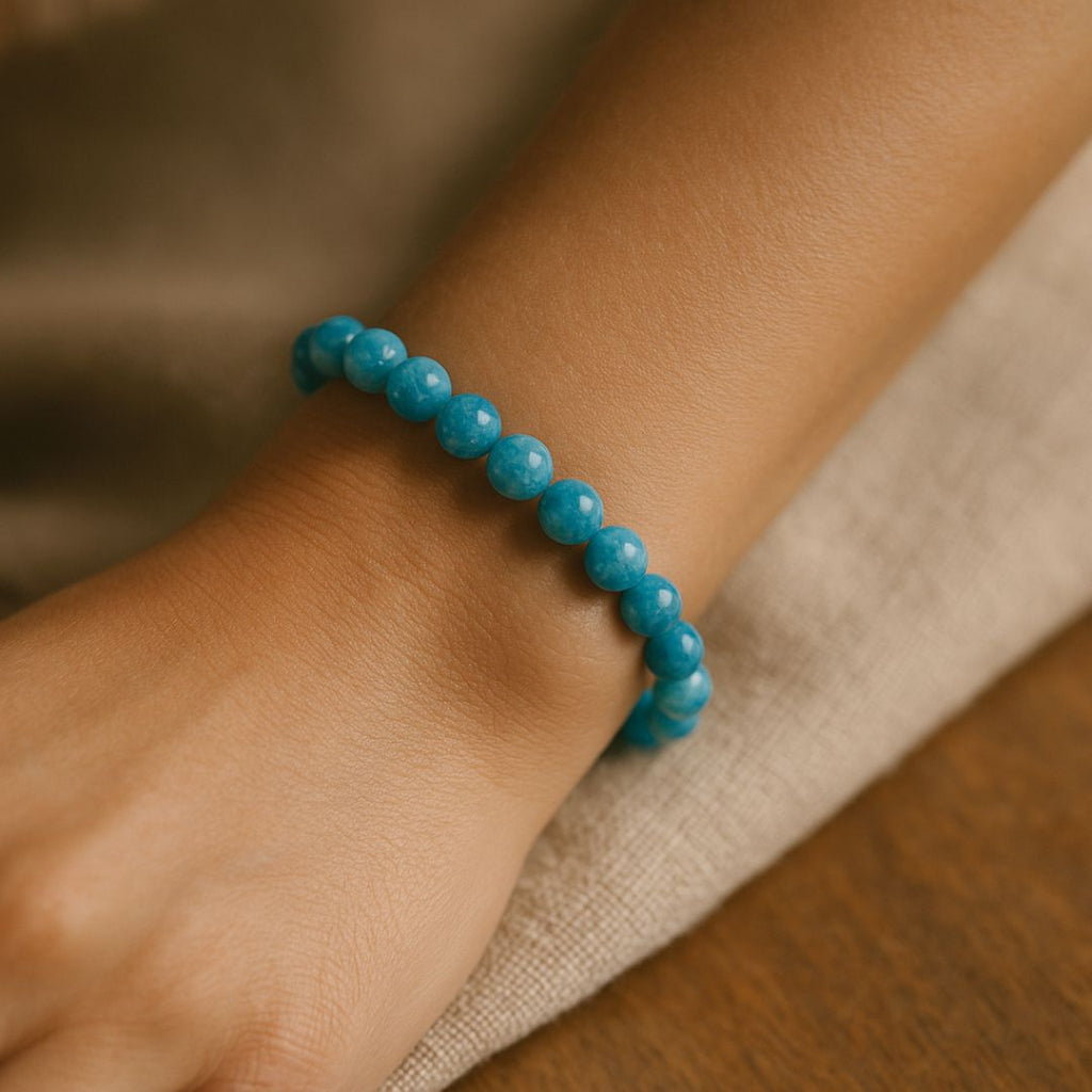 Bracelet en perles d'Apatite