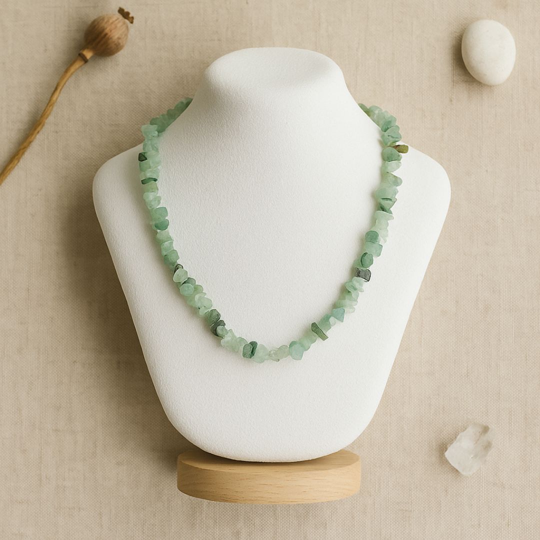 Collier baroque en Aventurine