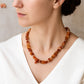 Collier baroque en Cornaline