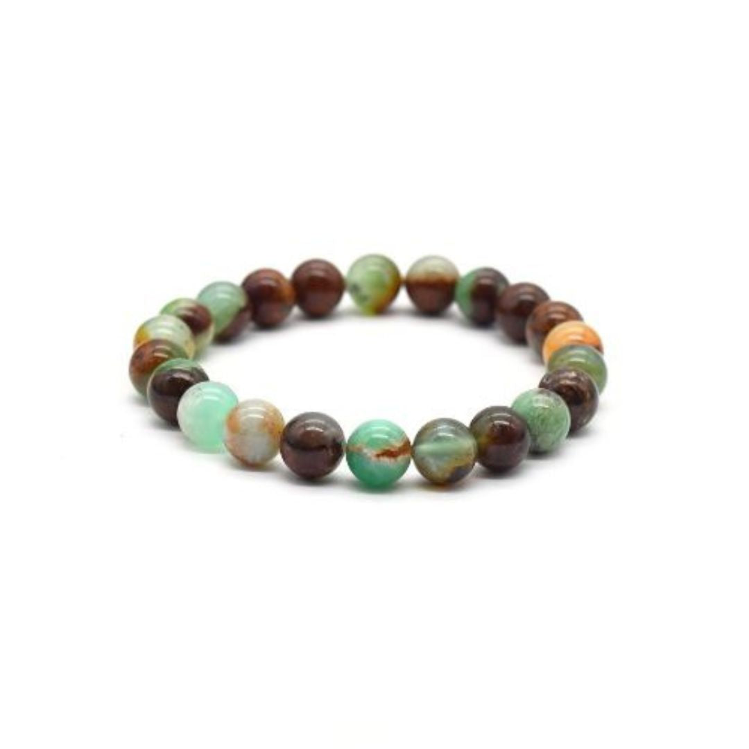 Bracelet en perles de Chrysoprase