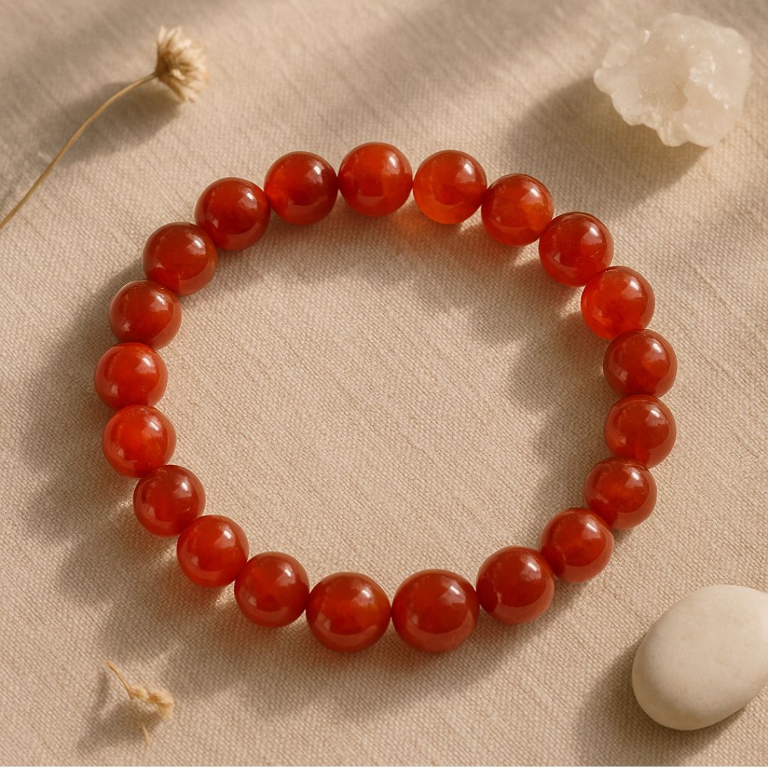 Bracelets en perles de Cornaline