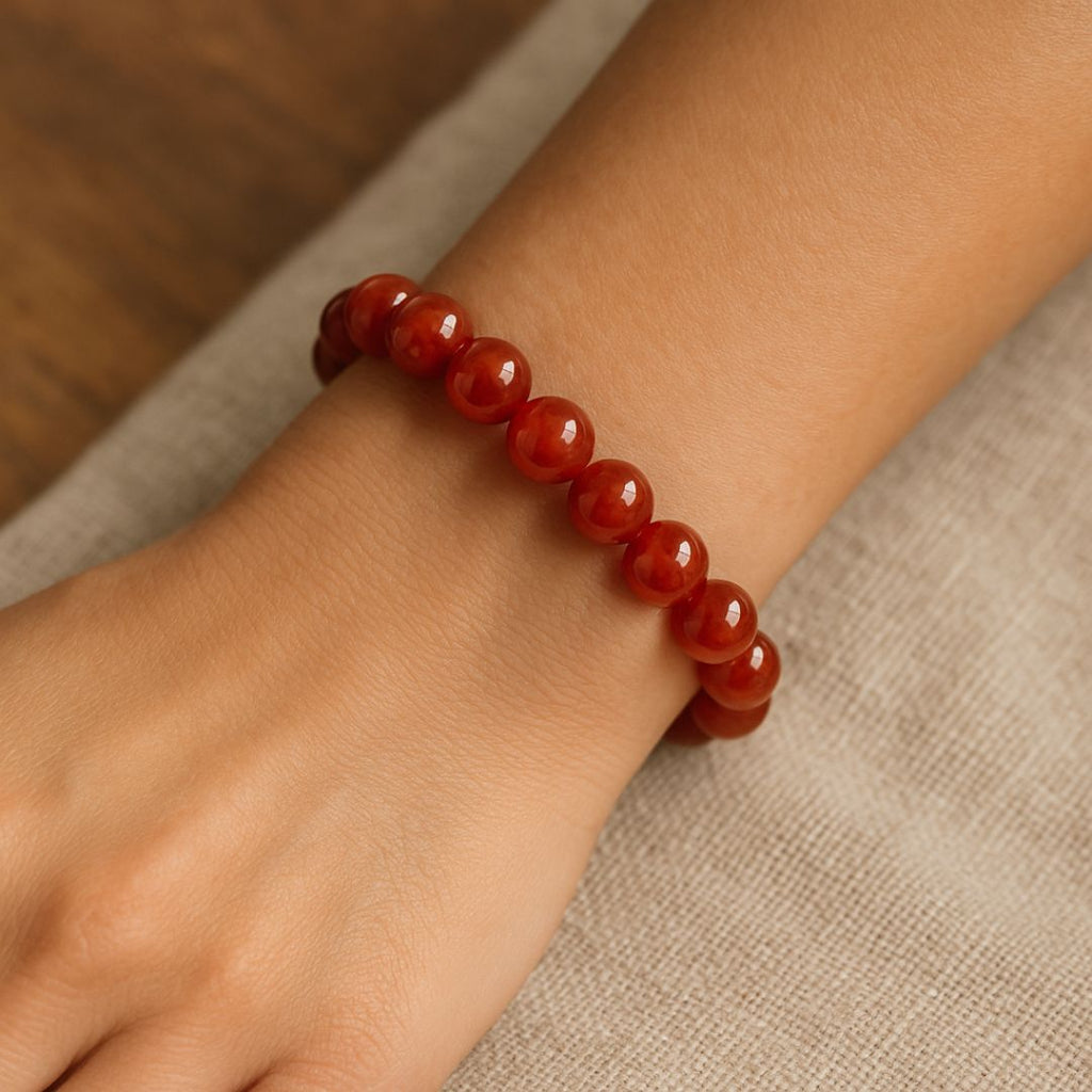 Bracelets en perles de Cornaline