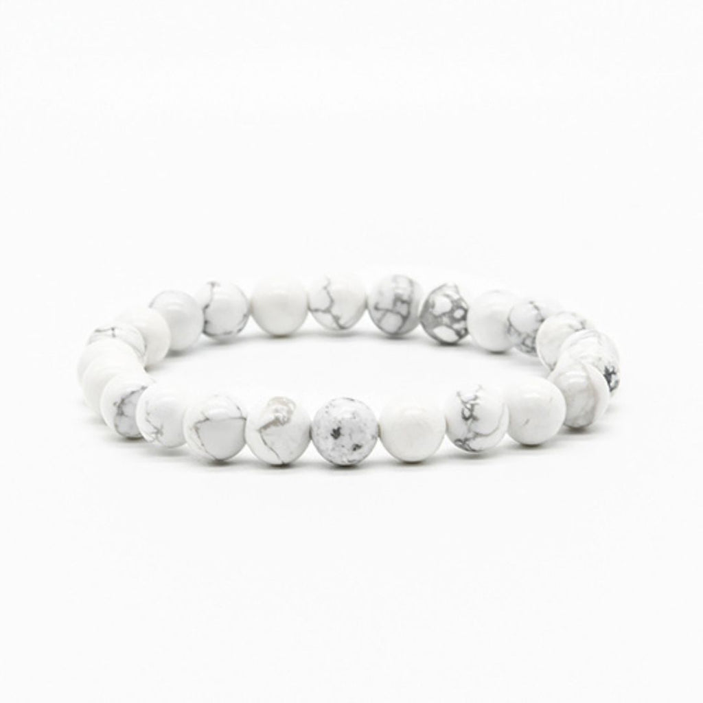 Bracelet en perles d'Howlite