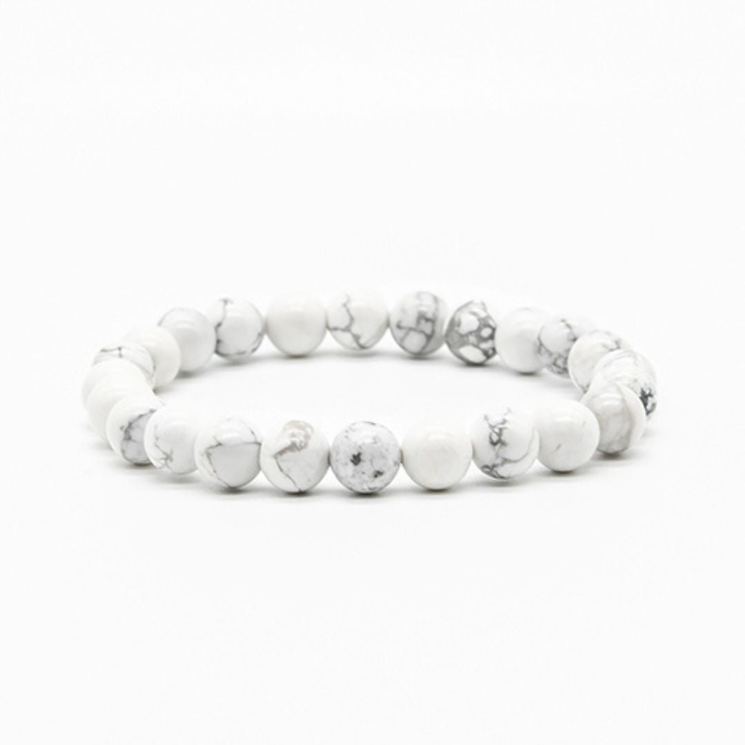 Bracelet en perles d'Howlite