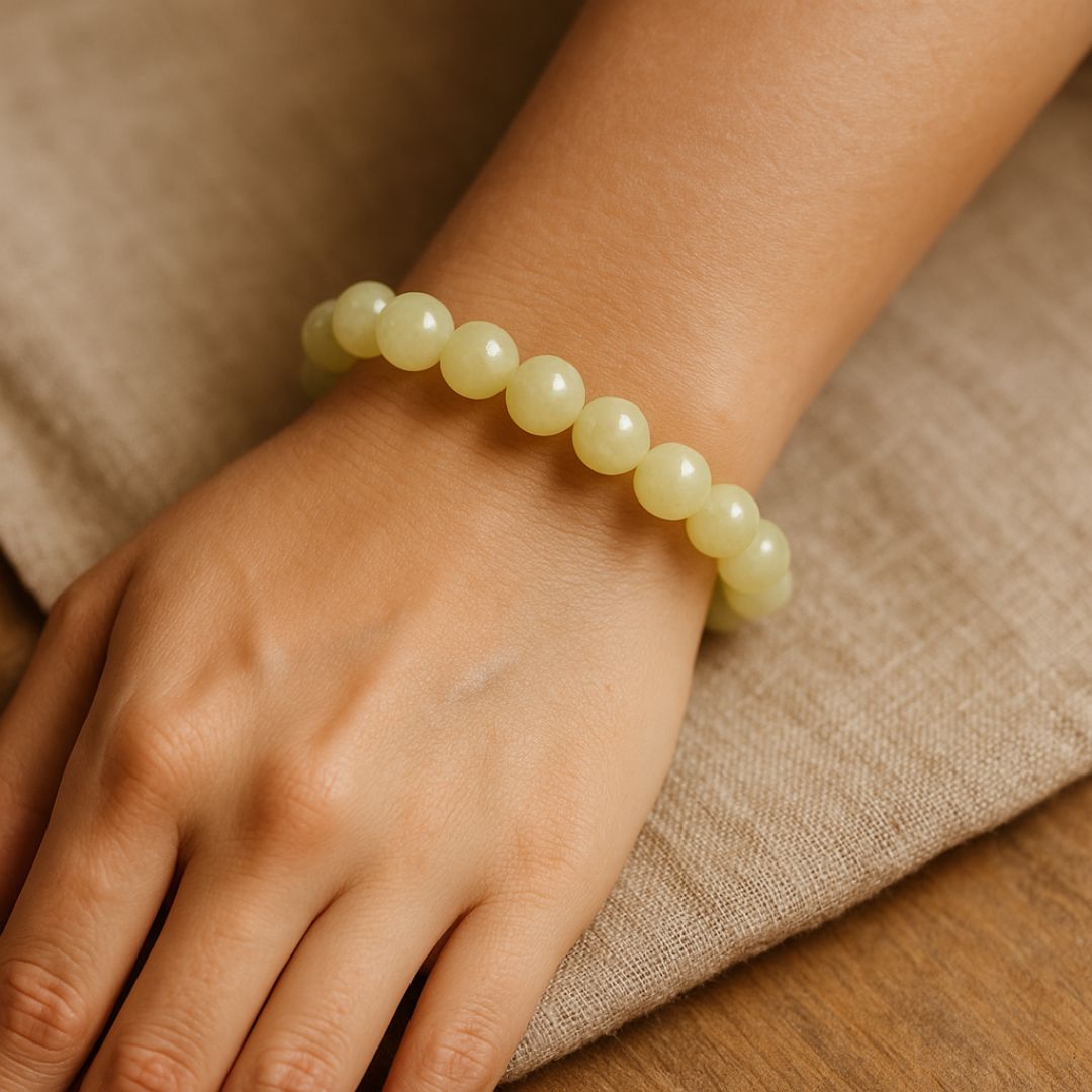 Bracelet en perles de Jade