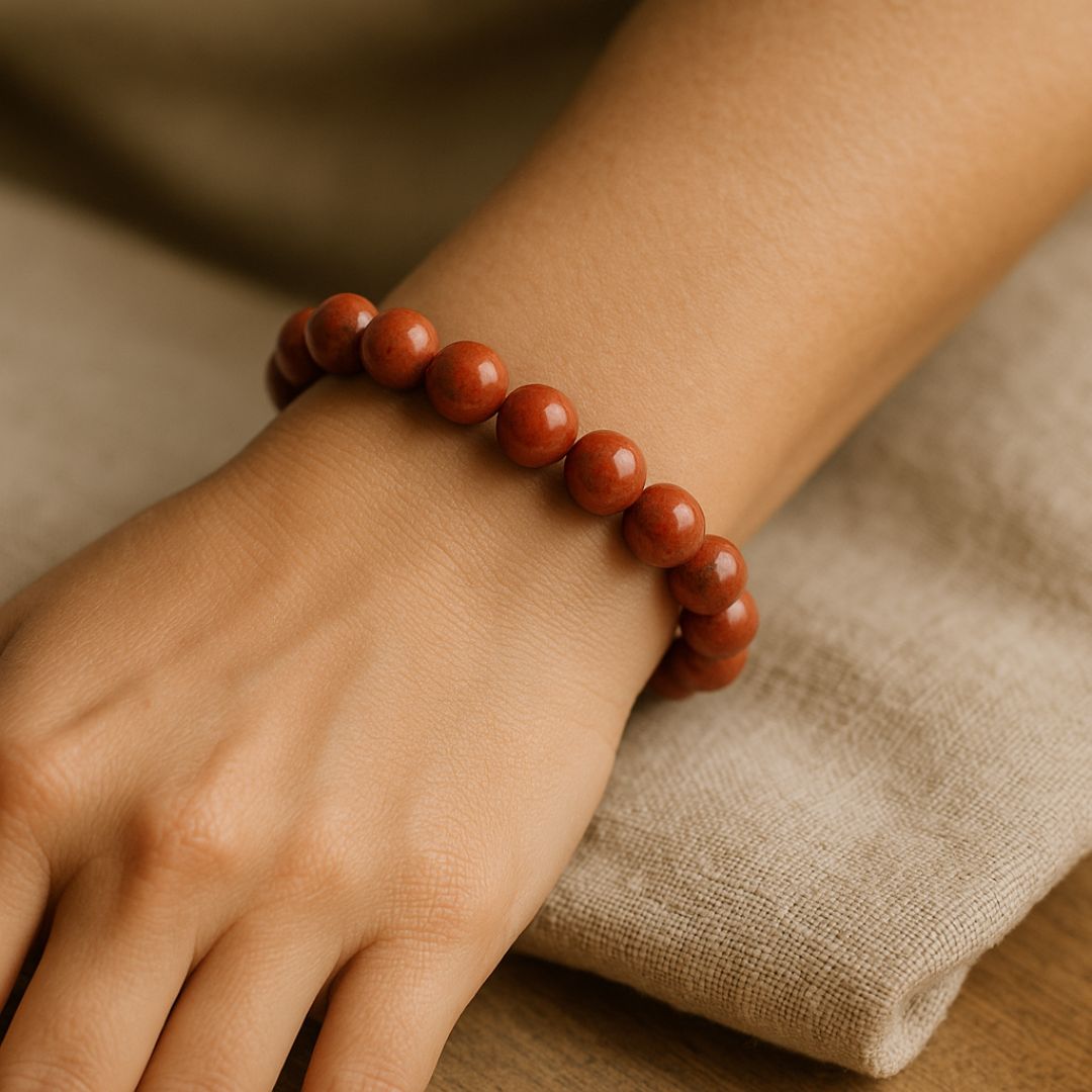 Bracelet en perles de Jaspe