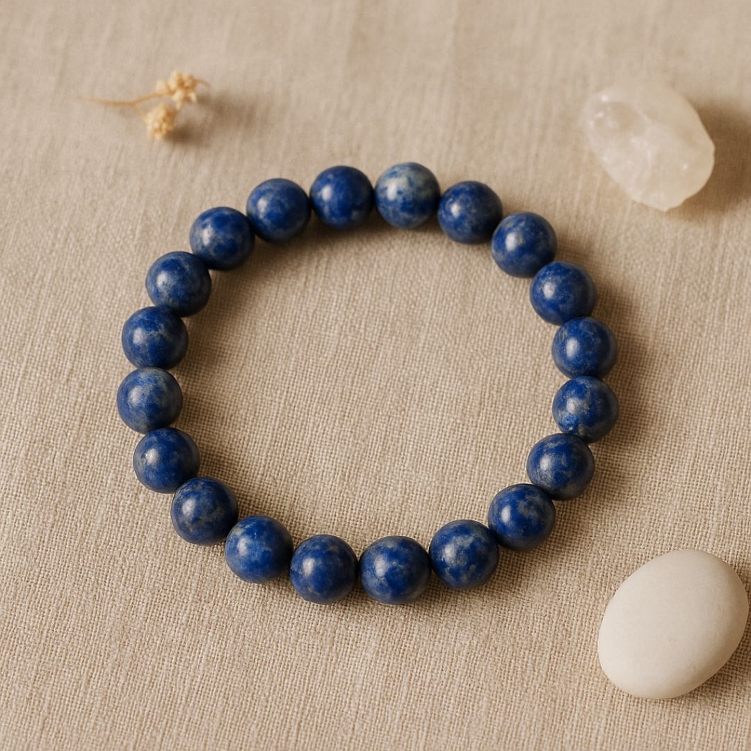 Bracelet en perles de Lapis Lazuli