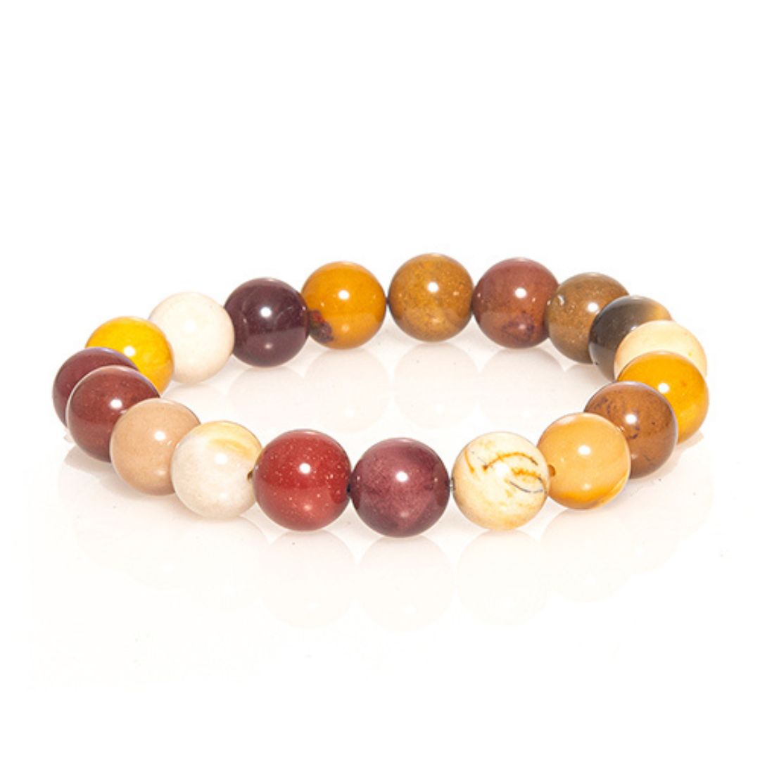 Bracelet en perles de Mokaïte