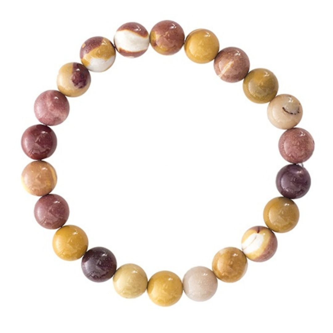 Bracelet en perles de Mokaïte