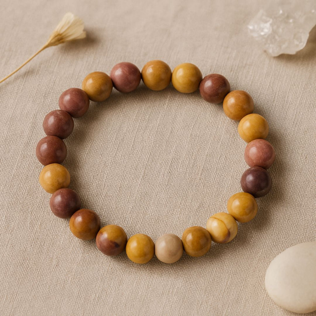 Bracelet en perles de Mokaïte