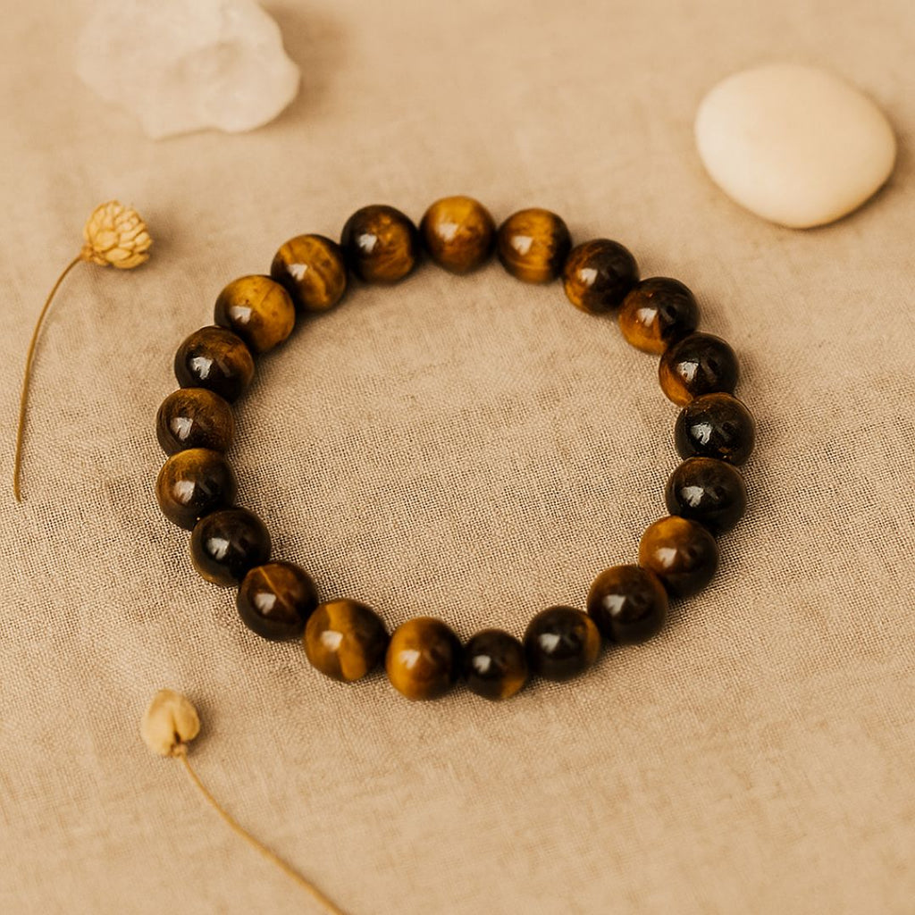 Bracelet en perles d'Oeil de tigre