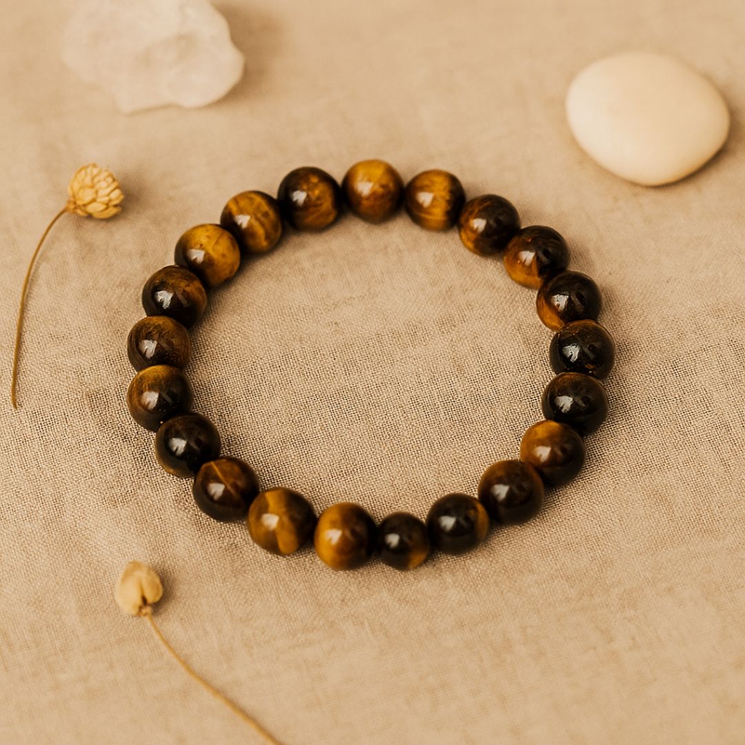 Bracelet en perles d'Oeil de tigre