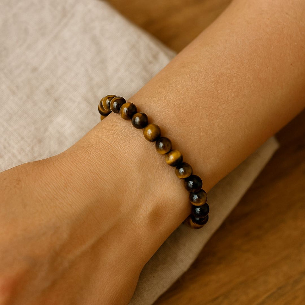 Bracelet en perles d'Oeil de tigre