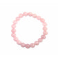 Bracelet en perles de Quartz rose
