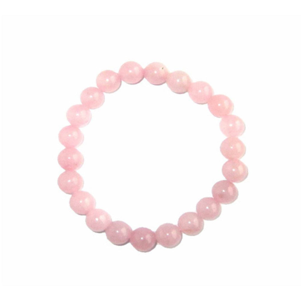 Bracelet en perles de Quartz rose