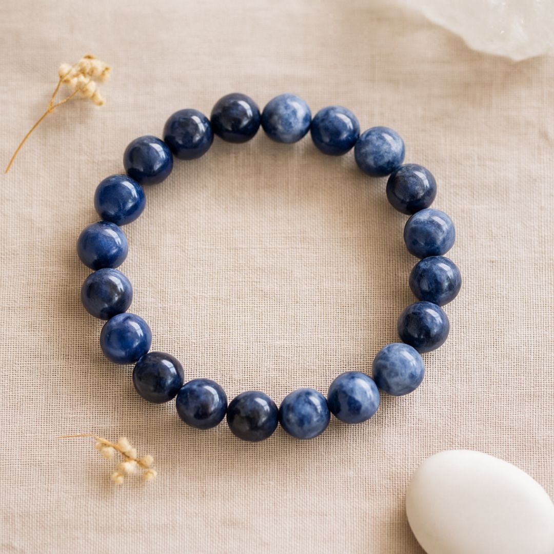 Bracelet en perles de Sodalite