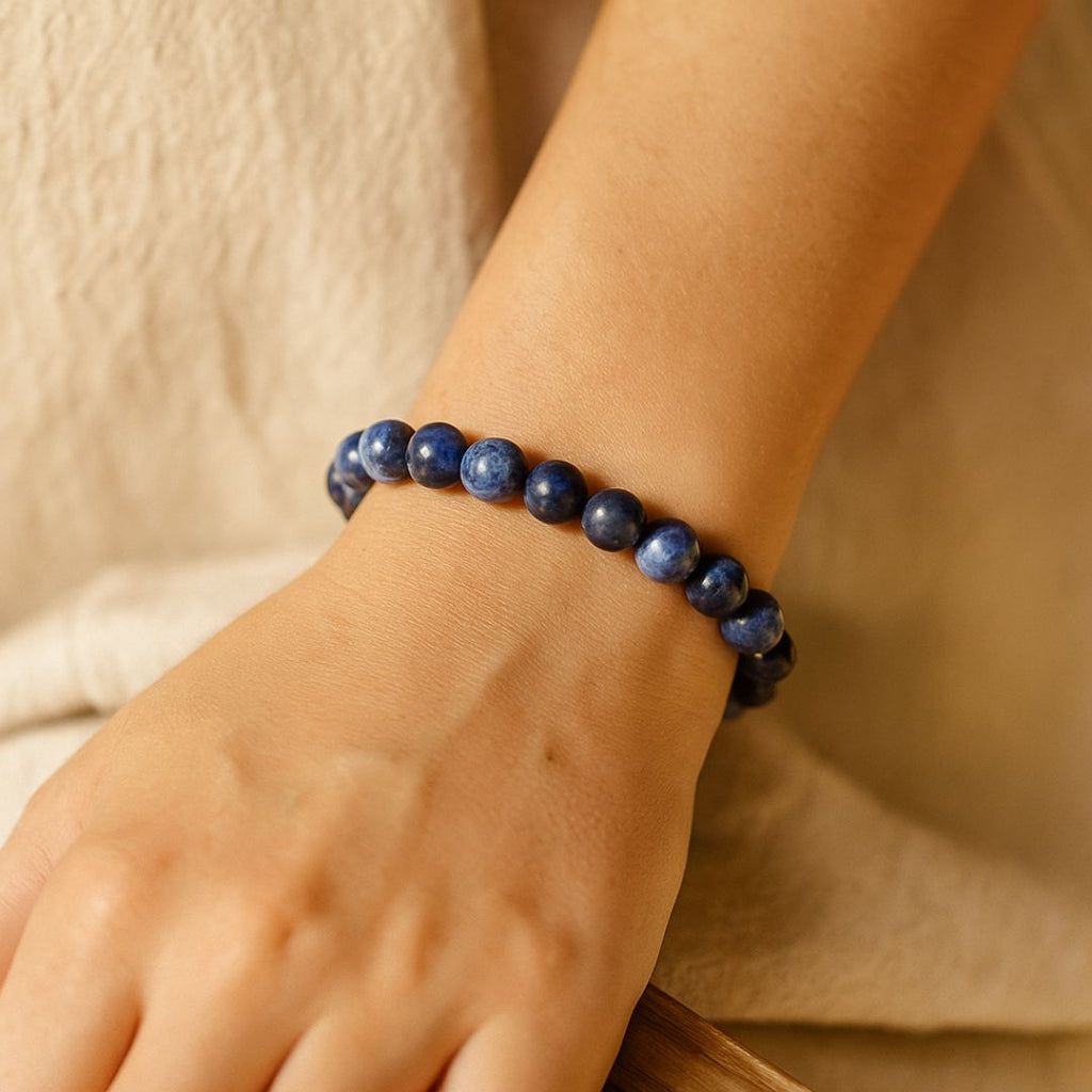 Bracelet en perles de Sodalite