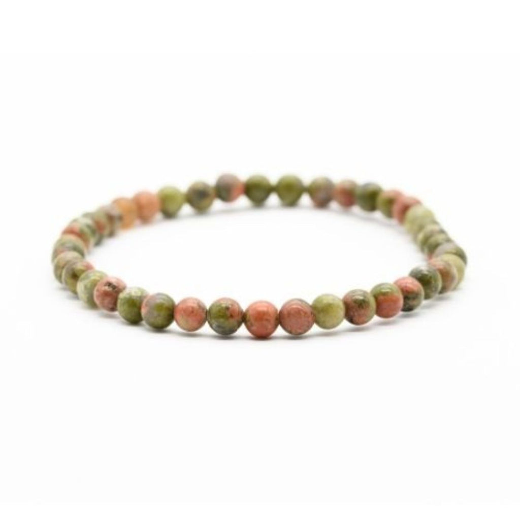 Bracelet en perles d'Unakite