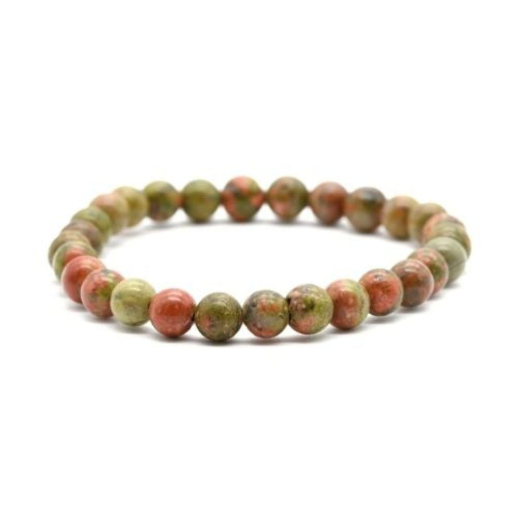 Bracelet en perles d'Unakite