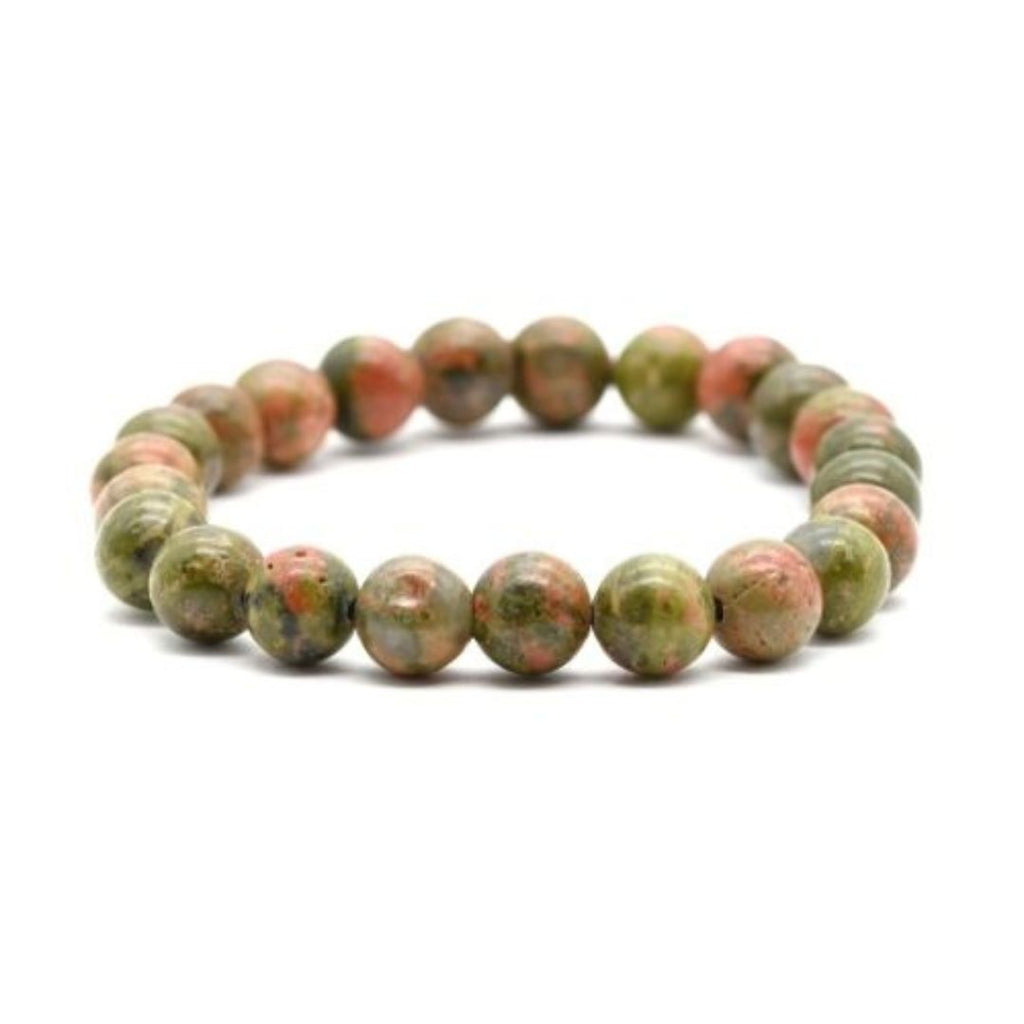 Bracelet en perles d'Unakite