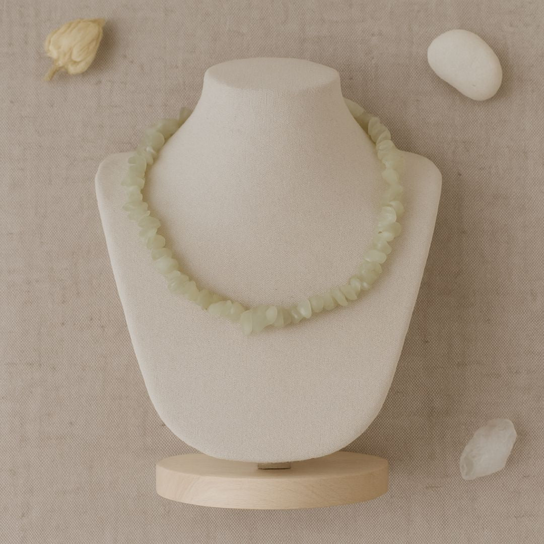 Collier baroque en New Jade