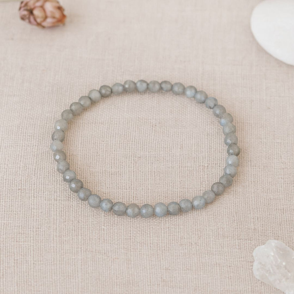 Bracelet facetté en Labradorite