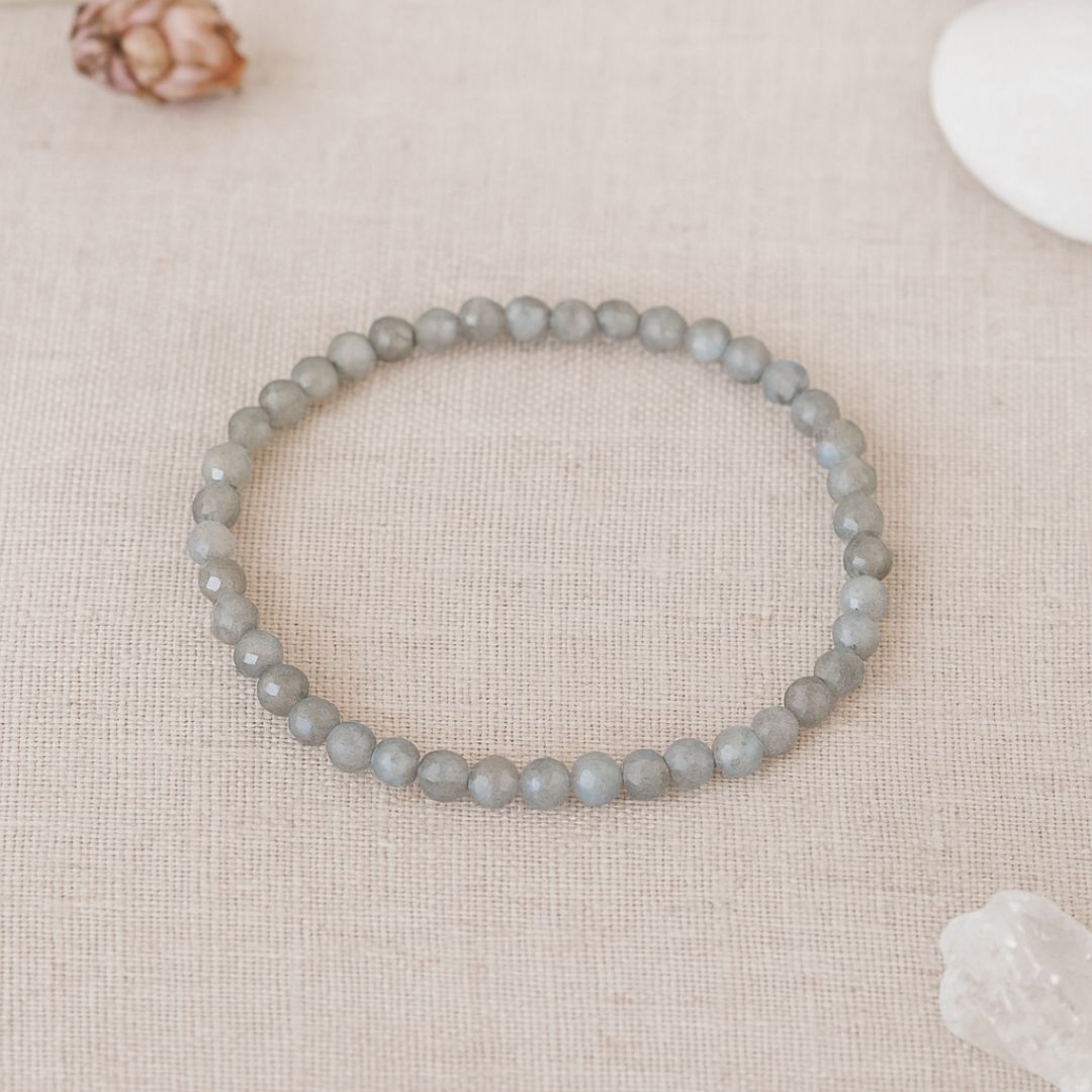 Bracelet facetté en Labradorite