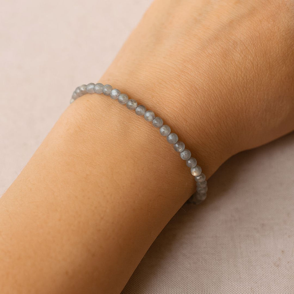Bracelet facetté en Labradorite