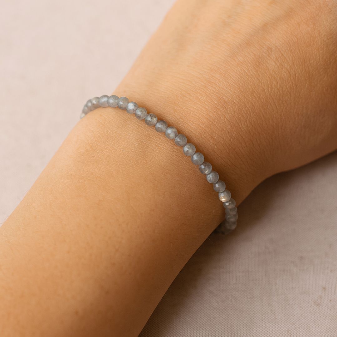 Bracelet facetté en Labradorite