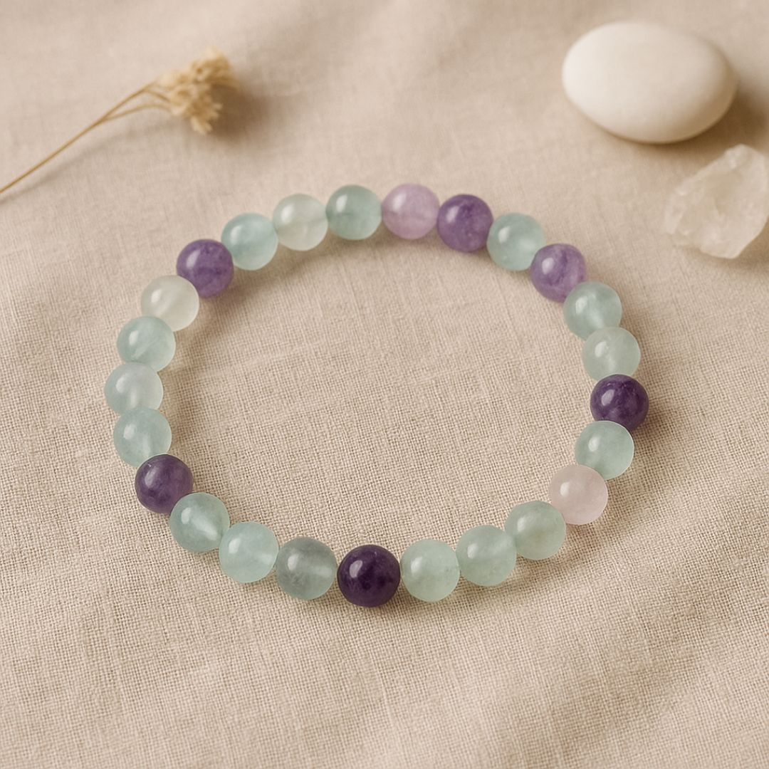 Bracelet en perles de Fluorine