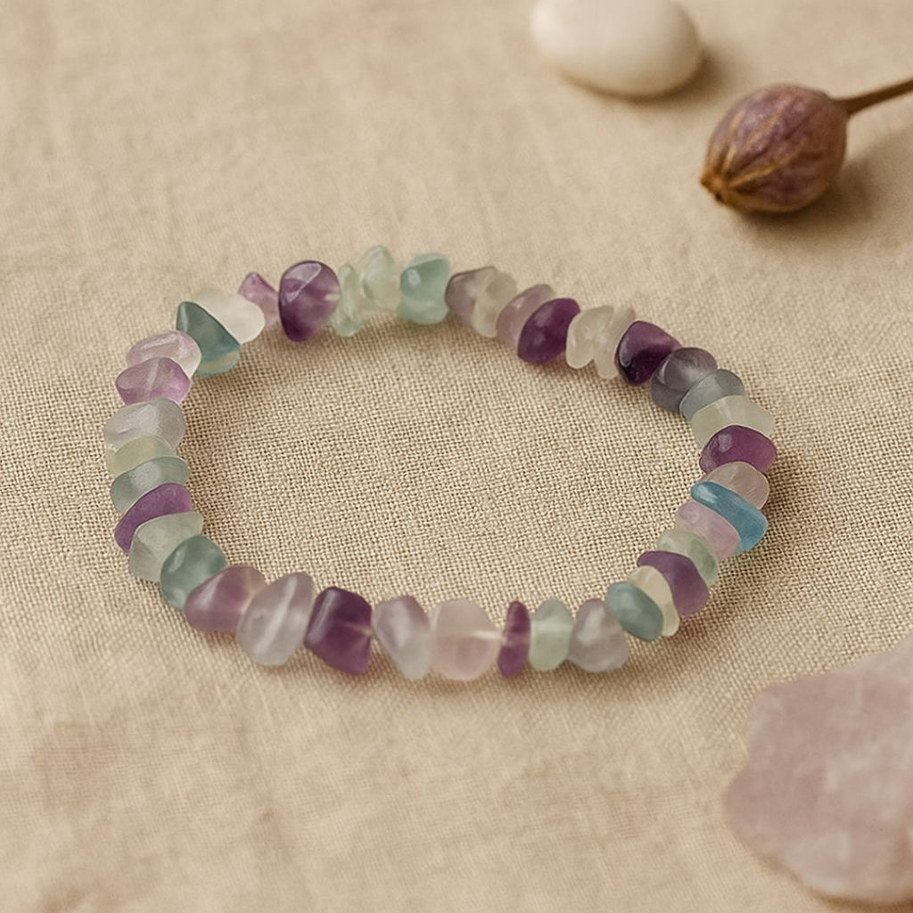 Bracelet baroque en Fluorine