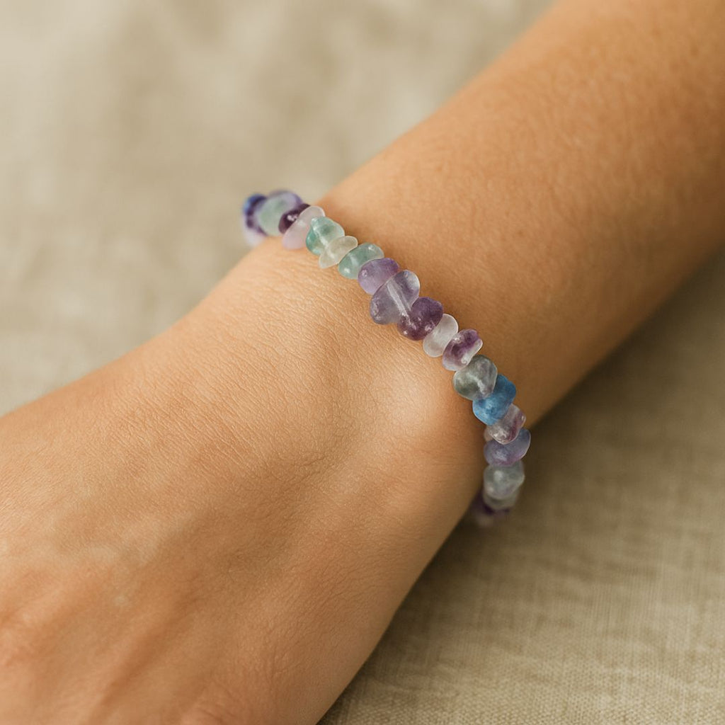 Bracelet baroque en Fluorine