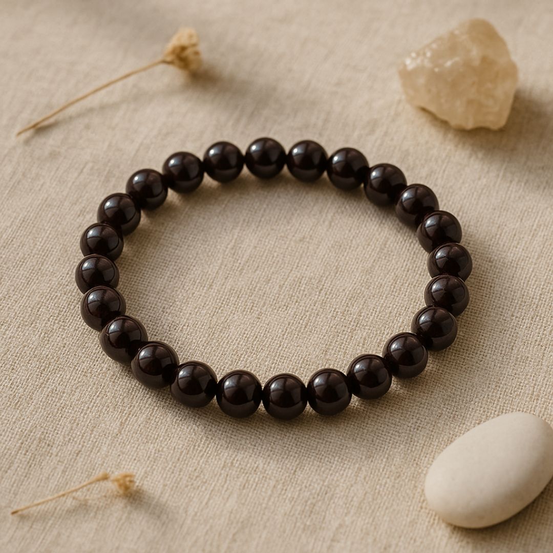 Bracelet en perles de Grenat