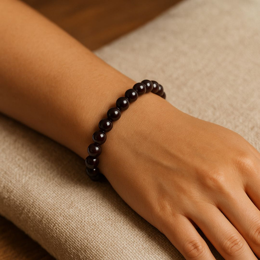 Bracelet en perles de Grenat