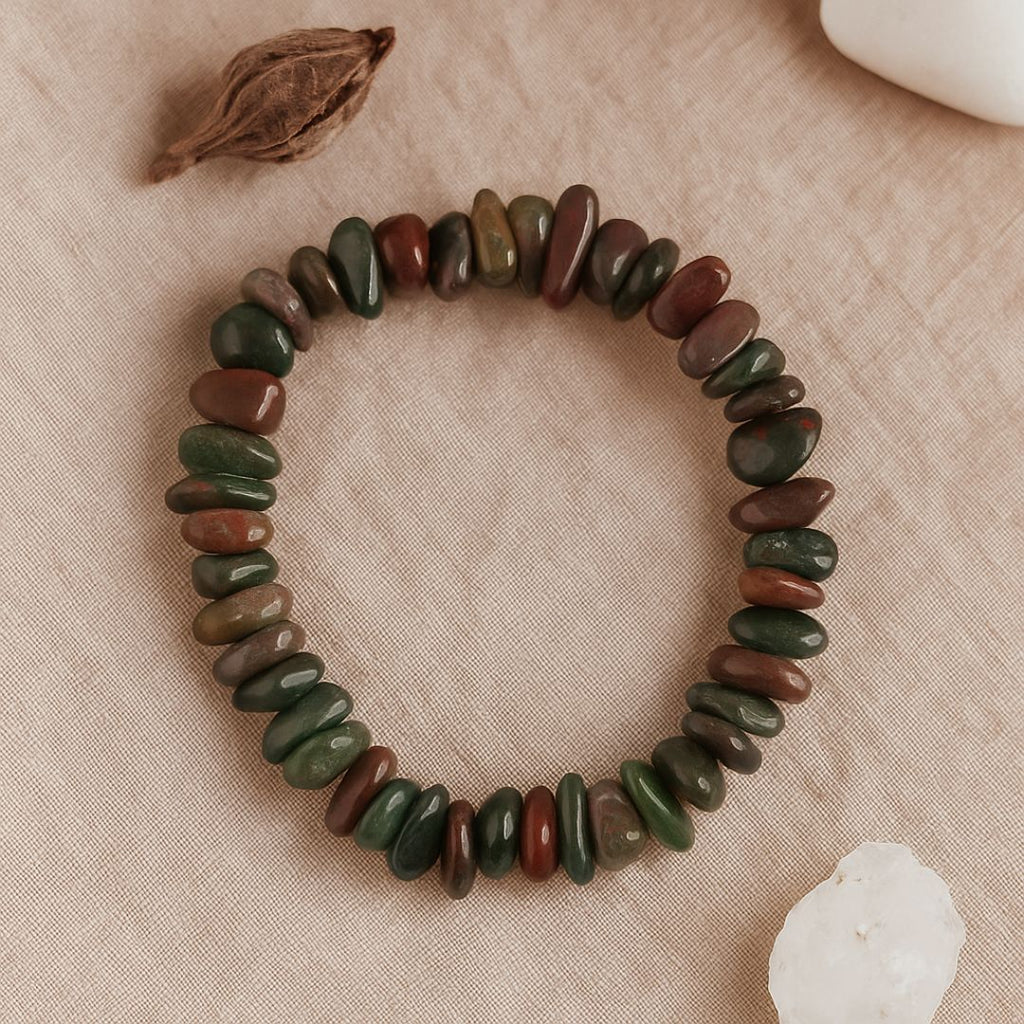 Bracelet baroque en Heliotrope