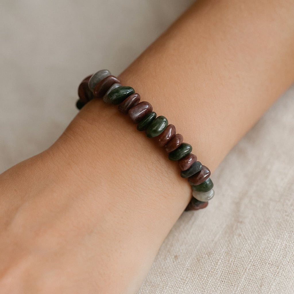 Bracelet baroque en Heliotrope