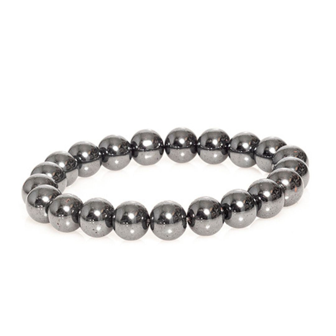 Bracelet en perles d'Hématite