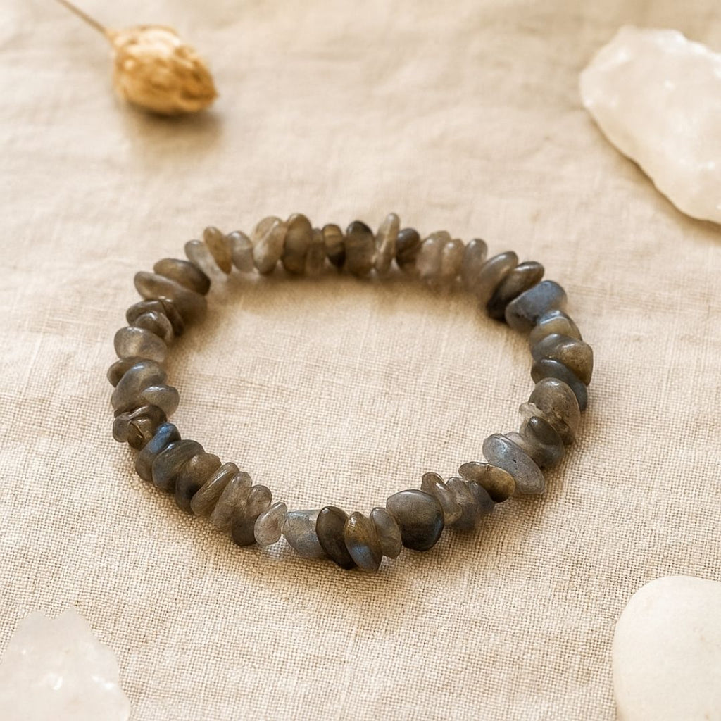 Bracelet baroque en Labradorite