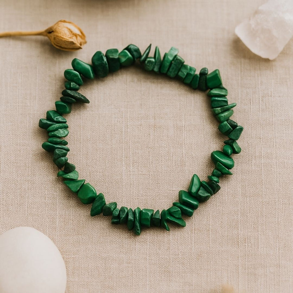 Bracelet baroque en Malachite