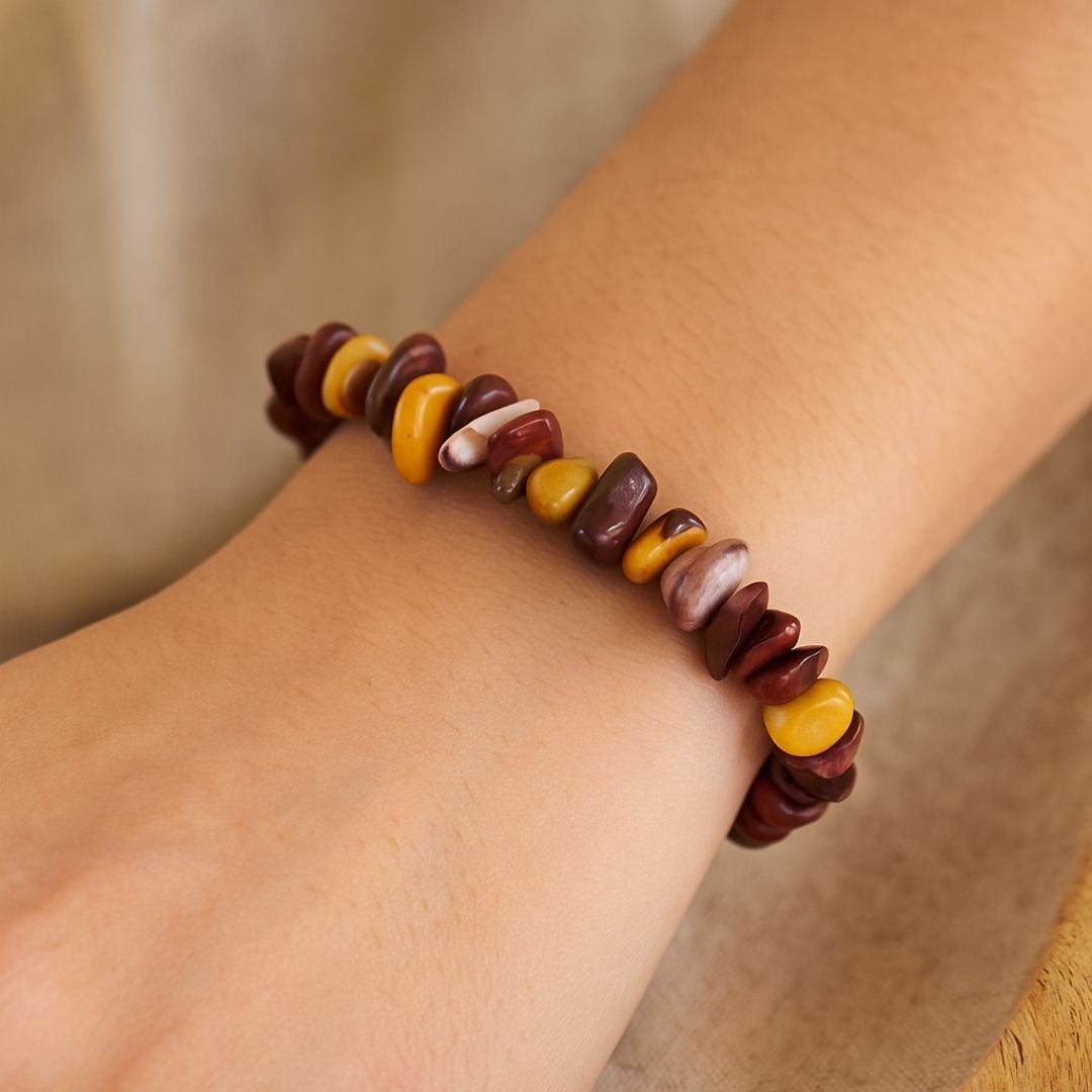 Bracelet baroque en Mokaïte