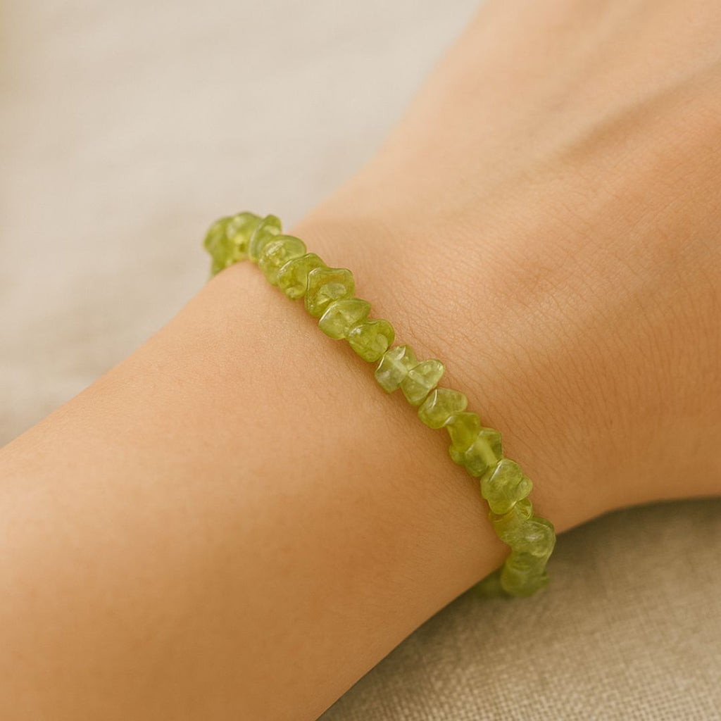 Bracelet baroque en Peridot