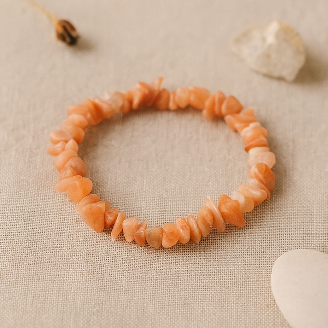 Bracelet baroque en Pierre de soleil véritable