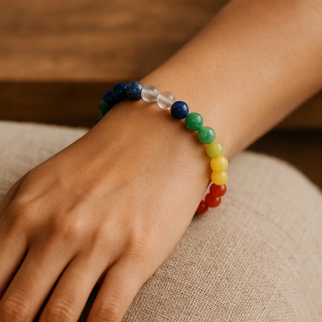 Bracelet en perles 7 Chakras