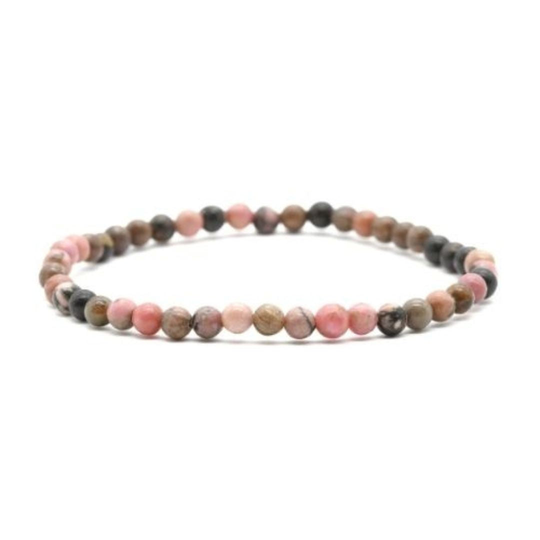 Bracelet en perles de Rhodonite